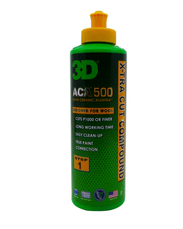 thumbnail image 2 of 3D ACA 500 X-Tra Cut Compound – Heavy Cutting Step 1 Body Shop Compound 2 of 3